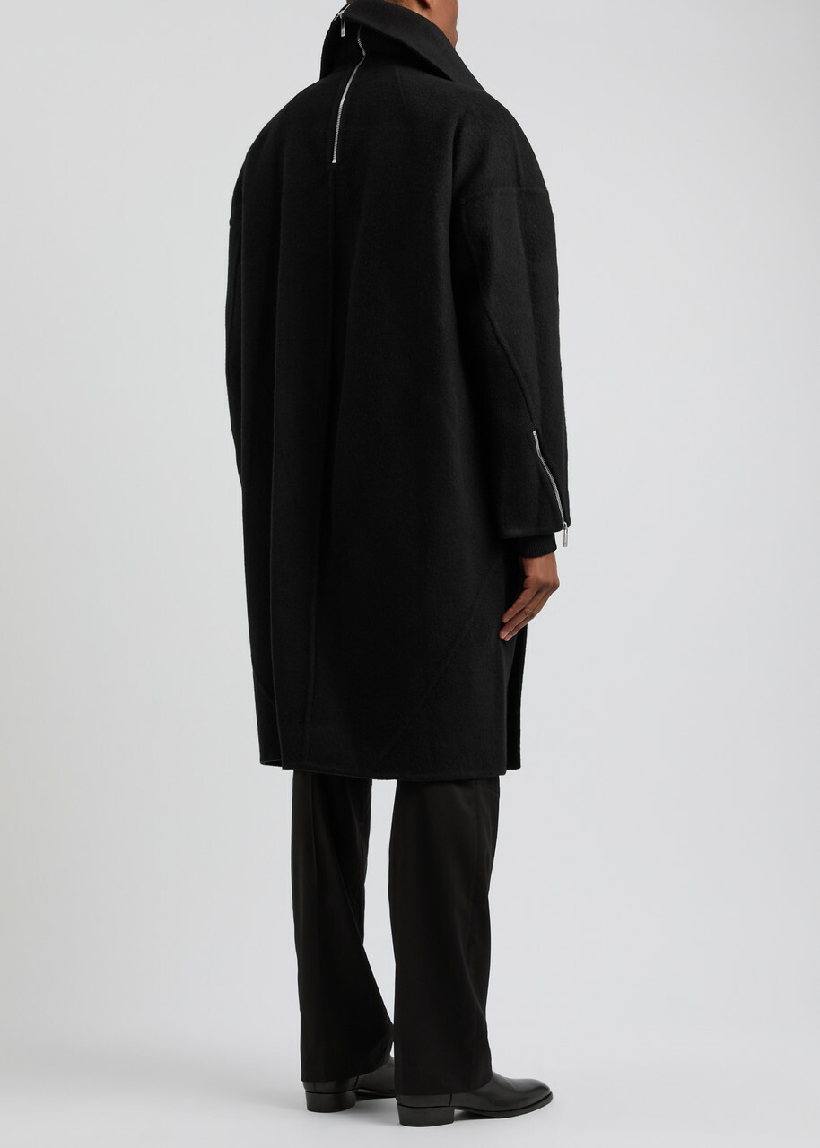 Helmut Lang Alex Wool Coat Black Helmut Lang