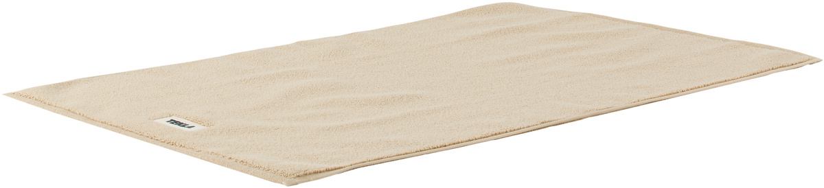 Tekla Beige Terry Bath Mat