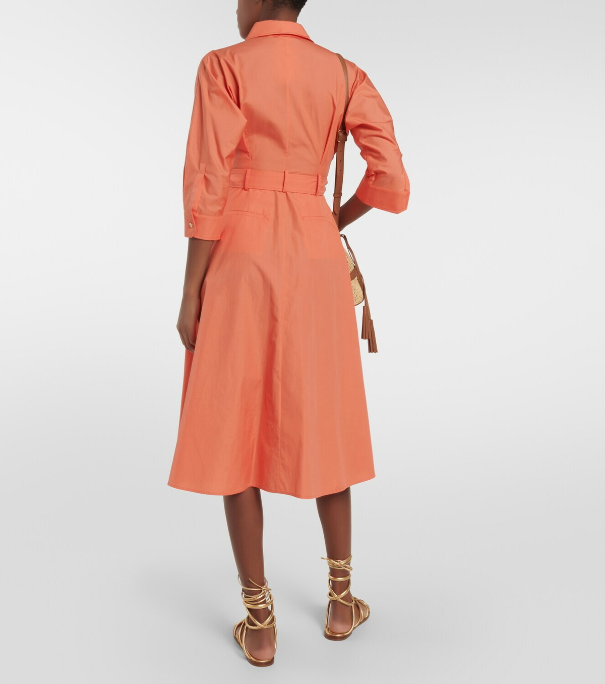 Max Mara - Flavio cotton poplin shirt dress Max Mara