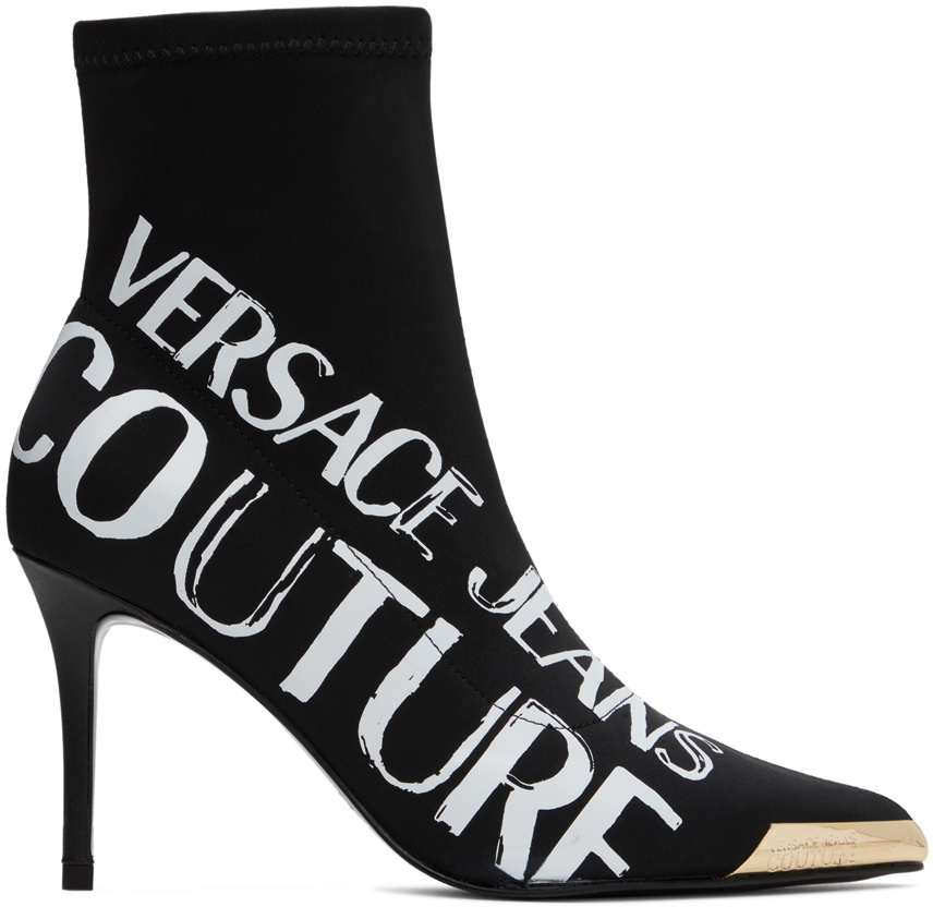 Versace Jeans Couture Black Scarlett Boots Versace