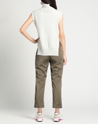 Alessia Santi Womens Pants Khaki