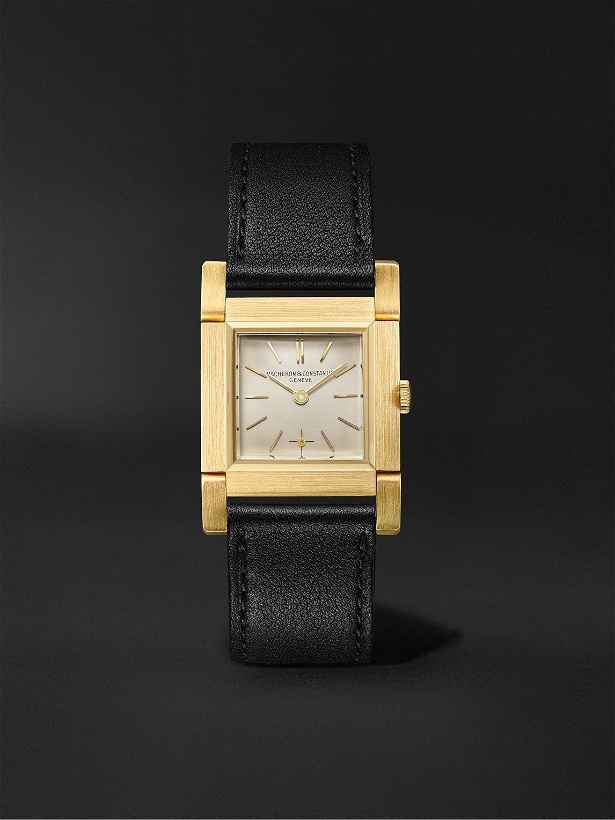 Photo: Vacheron Constantin - Les Collectionneurs Vintage 1953 Hand-Wound 27mm 18-Karat Gold and Leather Watch, Ref. No. VMX11J1089