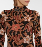 Ulla Johnson Aurelia printed turtleneck top