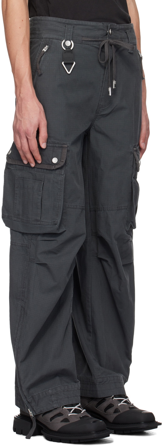 C2H4 Gray Volcano Cargo Pants