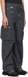 C2H4 Gray Volcano Cargo Pants