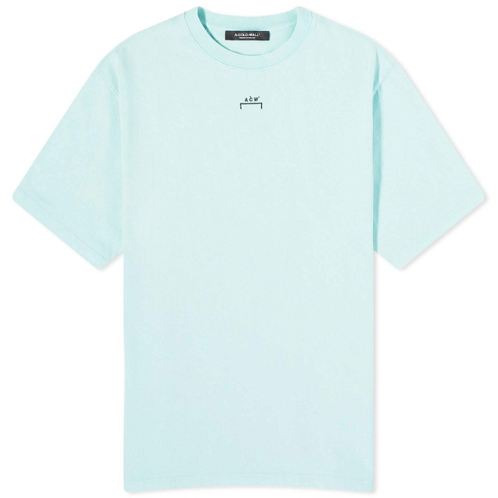 Photo: A-COLD-WALL* Men's Essential T-Shirt in Faded Turquoise