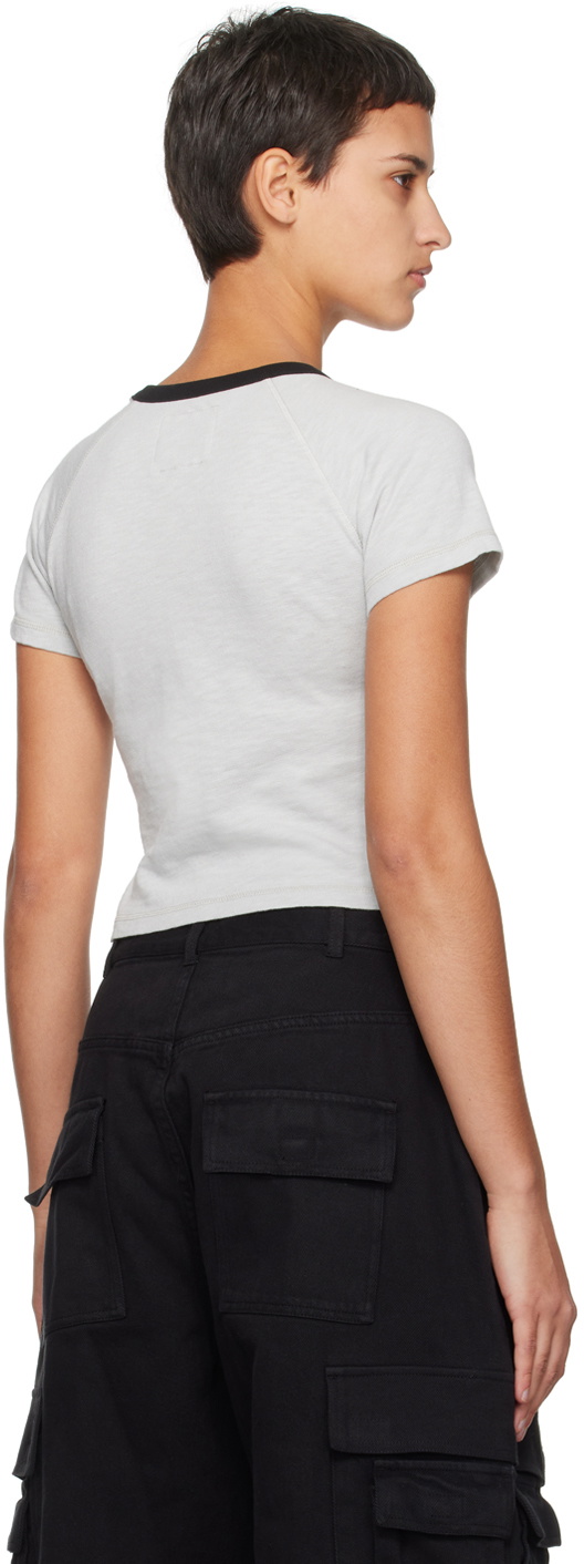 (di)vision Gray Printed T-Shirt