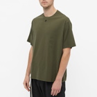 Craig Men's Embroidered Hole T-Shirt in Green