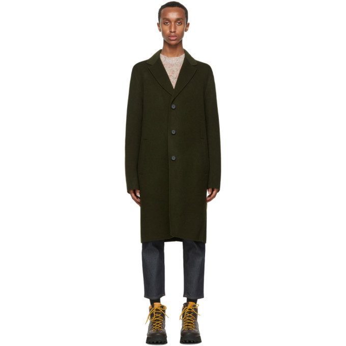 Photo: Acne Studios Green Wool Coat