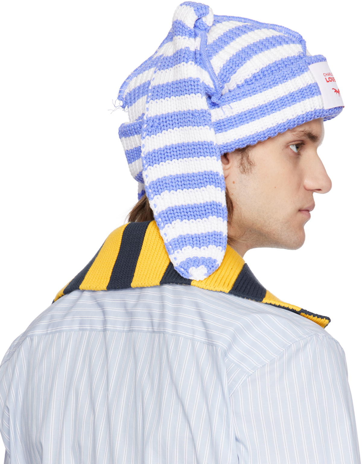 Charles Jeffrey LOVERBOY SSENSE Exclusive Blue & White Chunky