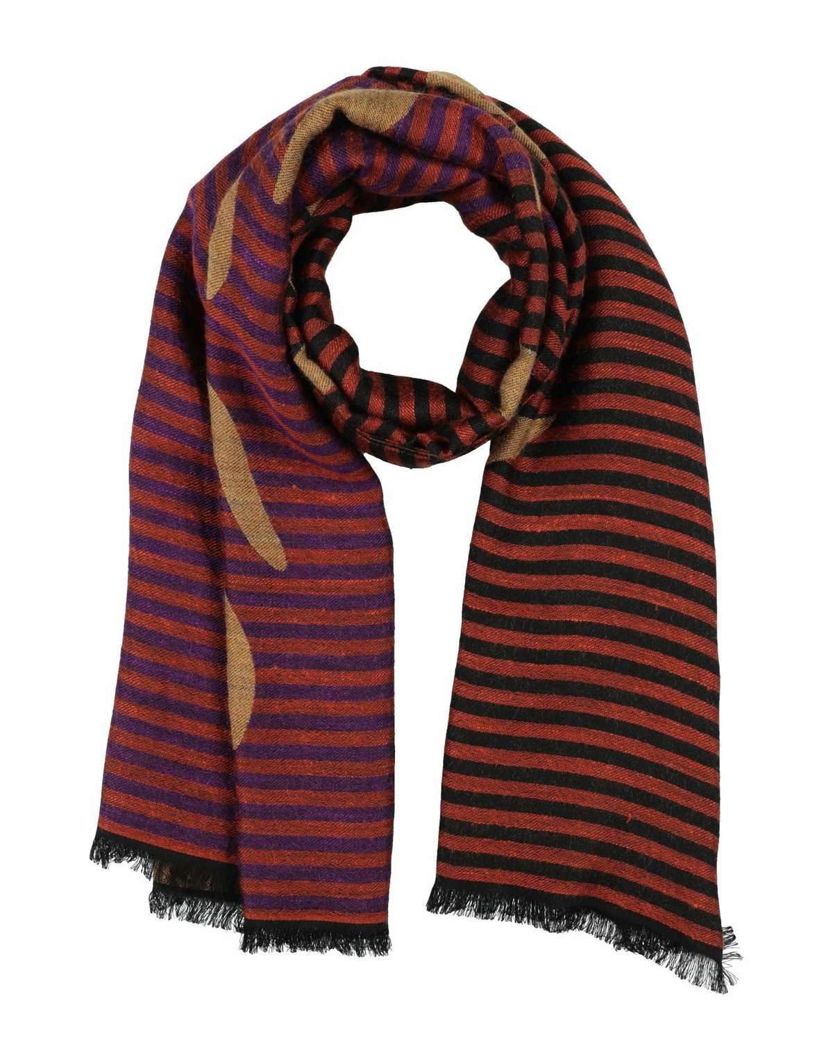 Manila Grace Womens Scarf Rust