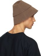 HOMME PLISSÉ ISSEY MIYAKE Brown Washi Bucket Hat