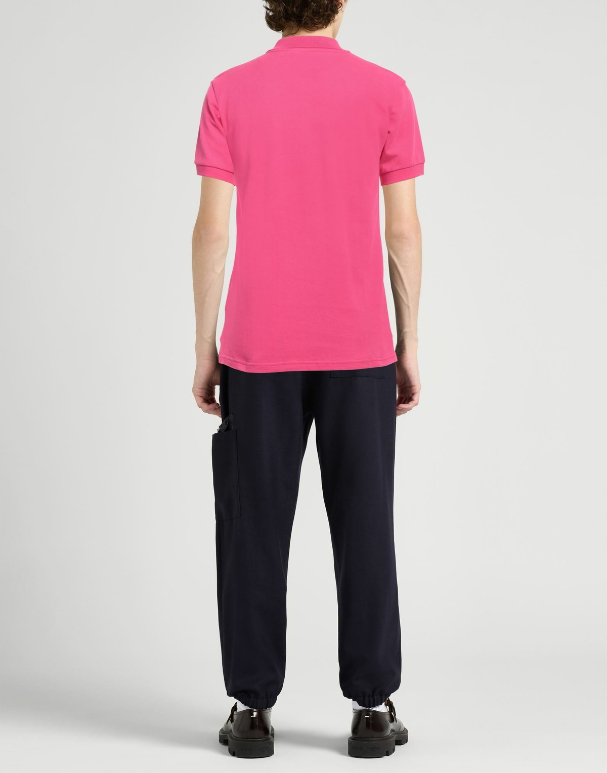 Moschino Mens Polo shirt Fuchsia