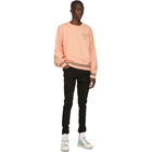 Amiri Pink Les Amoureux Sweatshirt