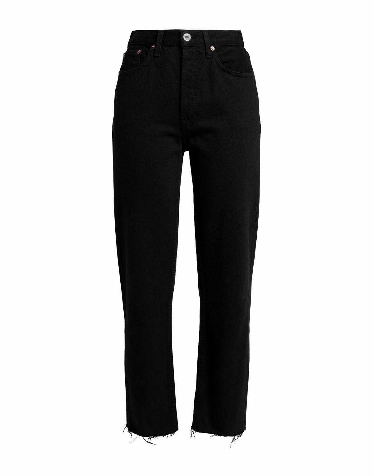 Re/done Womens Jeans in Black