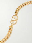 Valentino Garavani - VLOGO Gold-Tone Chain Necklace
