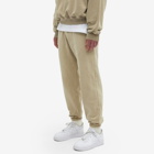 Cole Buxton Men's Warm Up Sweat Pant in Washed Beige