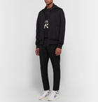 Y-3 - Logo-Print Loopback Jersey Track Jacket - Men - Black