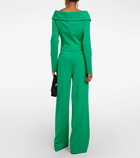 Dorothee Schumacher Off-shoulder double-breasted jumpsuit