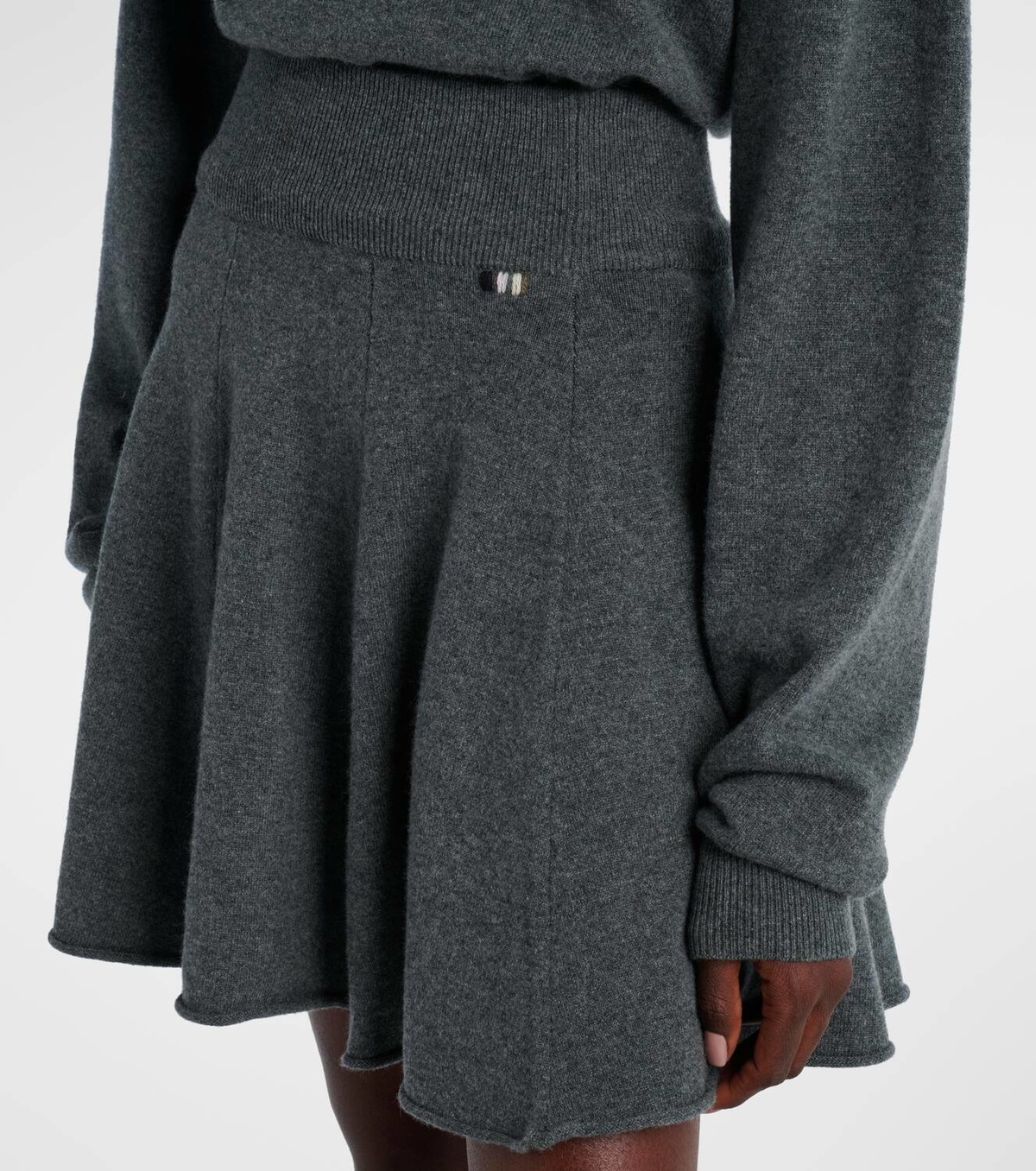 Extreme Cashmere N°379 Girl cashmere-blend miniskirt extreme