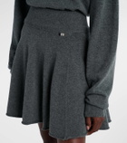 Extreme Cashmere N°379 Girl cashmere-blend miniskirt
