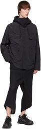 Blackmerle Black Zip Jacket