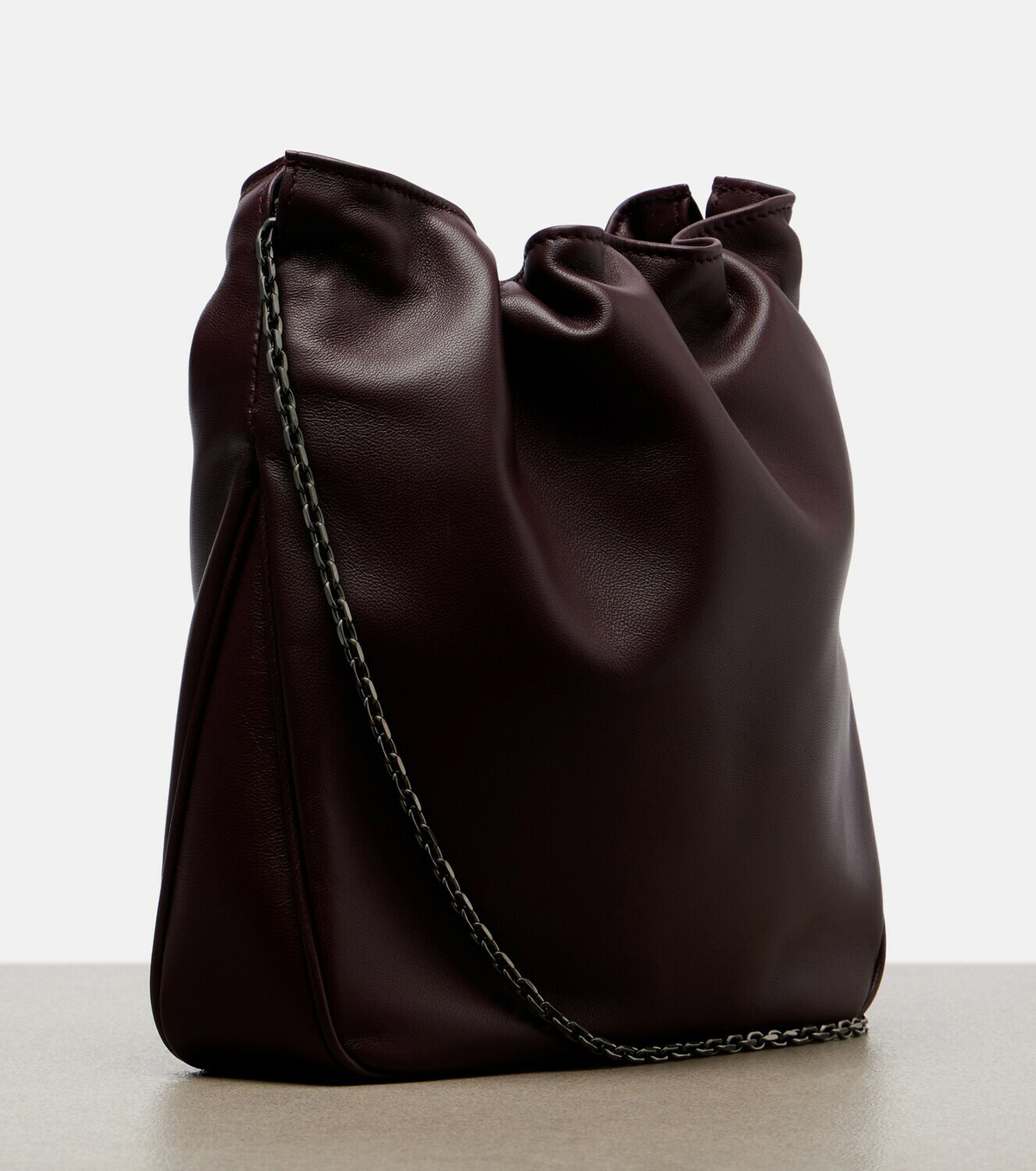 Roger Vivier Pilgrim Mini leather bucket bag