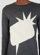 x Christian Marclay intarsia Sweater in Grey