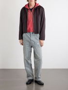 KAPITAL - Liberty Hickoree Lumber Straight-Leg Striped Cotton-Canvas Trousers - Blue