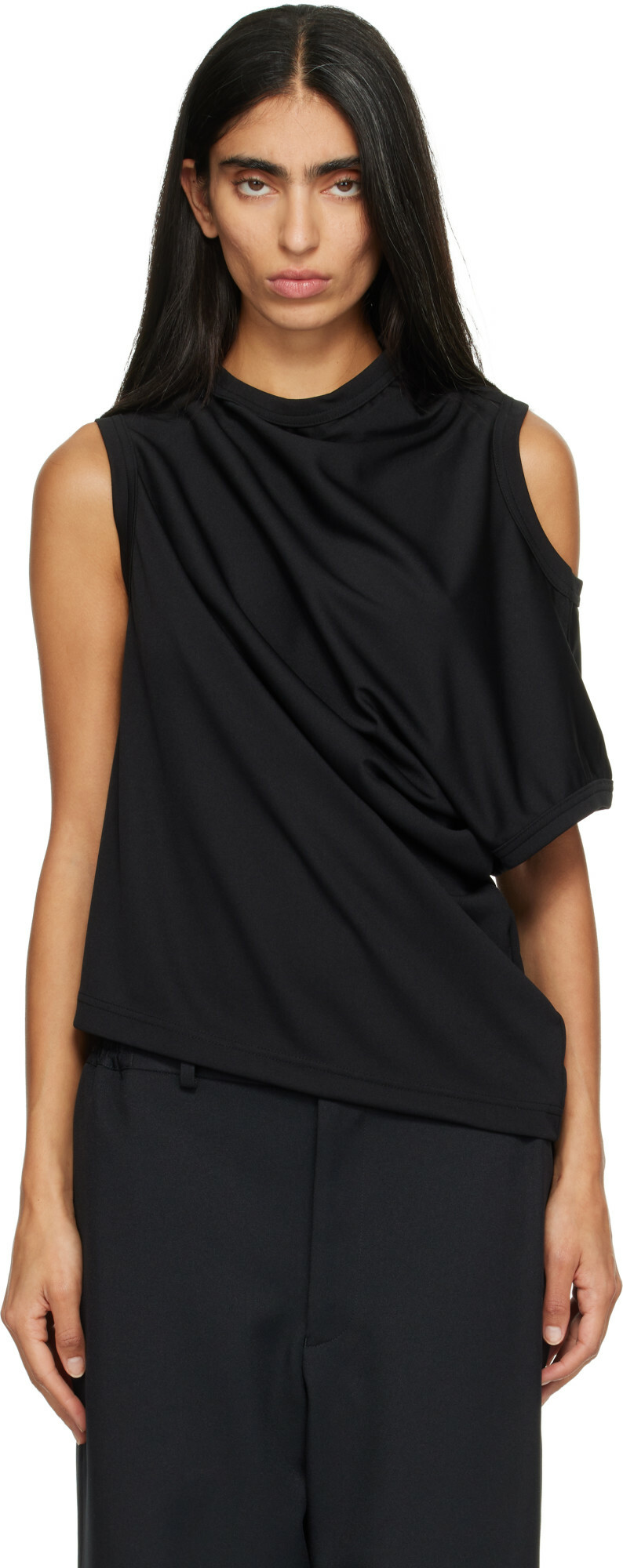 Comme des Garçons Comme des Garçons Black Asymmetrical Top