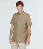 Loro Piana - André linen bowling shirt