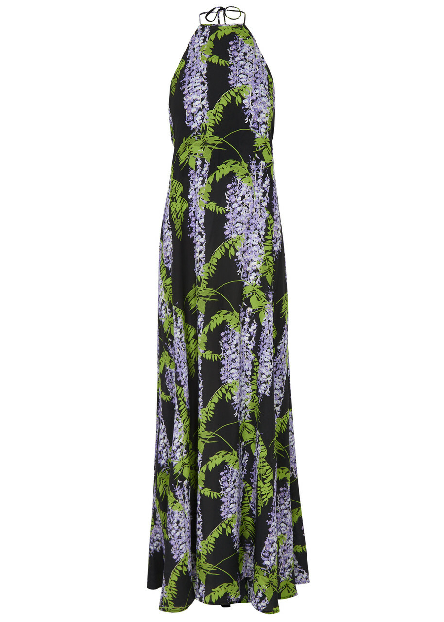 Bernadette Frannie Floral-print Maxi Dress Black Bernadette