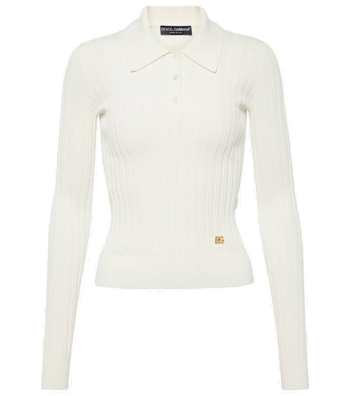 Photo: Dolce&Gabbana Long-sleeved polo shirt