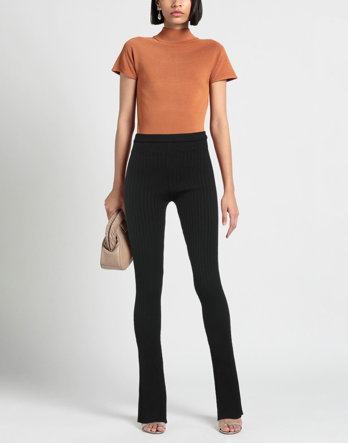 Andreādamo Womens Pants in Black