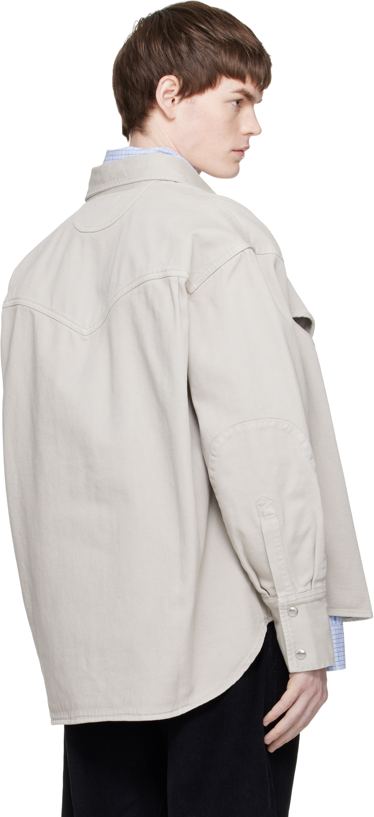 Commission Gray Rider Denim Overshirt