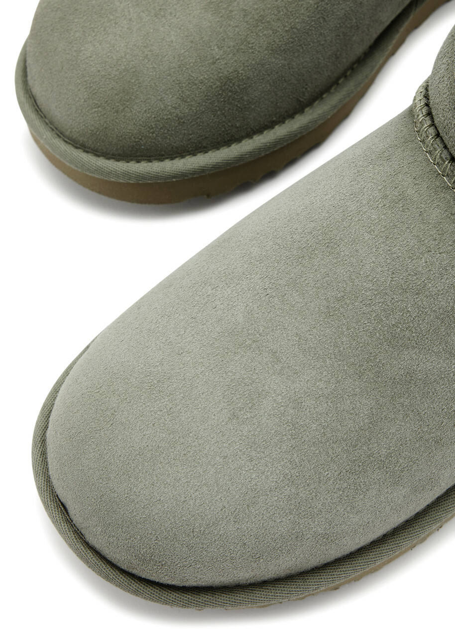 Ugg Classic Ultra Mini Suede Ankle Boots Green