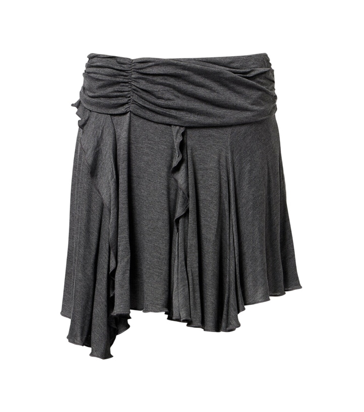 Photo: Marant Etoile Rosinda asymmetric draped miniskirt