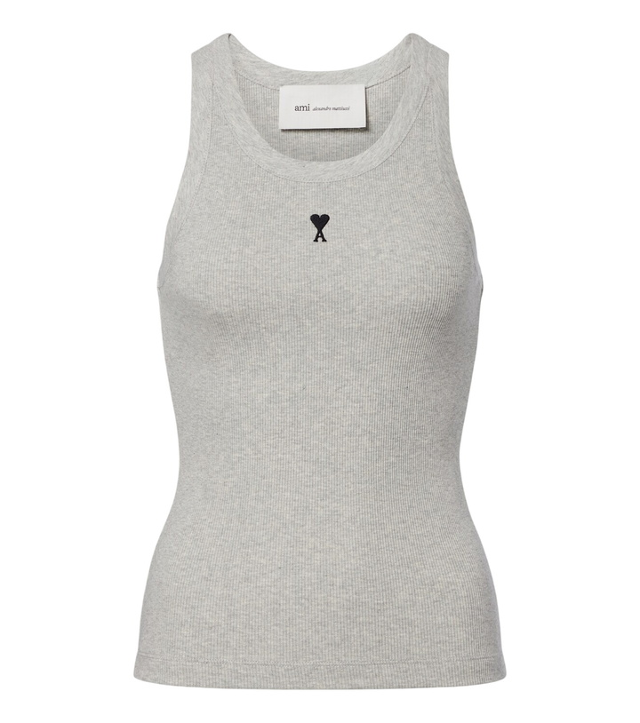 Photo: Ami Paris Ami de Cœur cotton jersey tank top