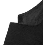 De Petrillo - Black Posillipo Slim-Fit Unstructured Cotton and Cashmere-Blend Corduroy Suit Jacket - Black
