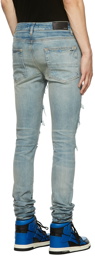 AMIRI Blue PJ Thrasher Jeans