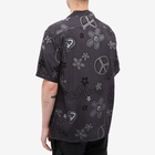 Men's AAPE & Peace Vacation Shirt in Black