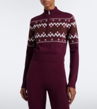 Perfect Moment Fair Isle wool half-zip sweater