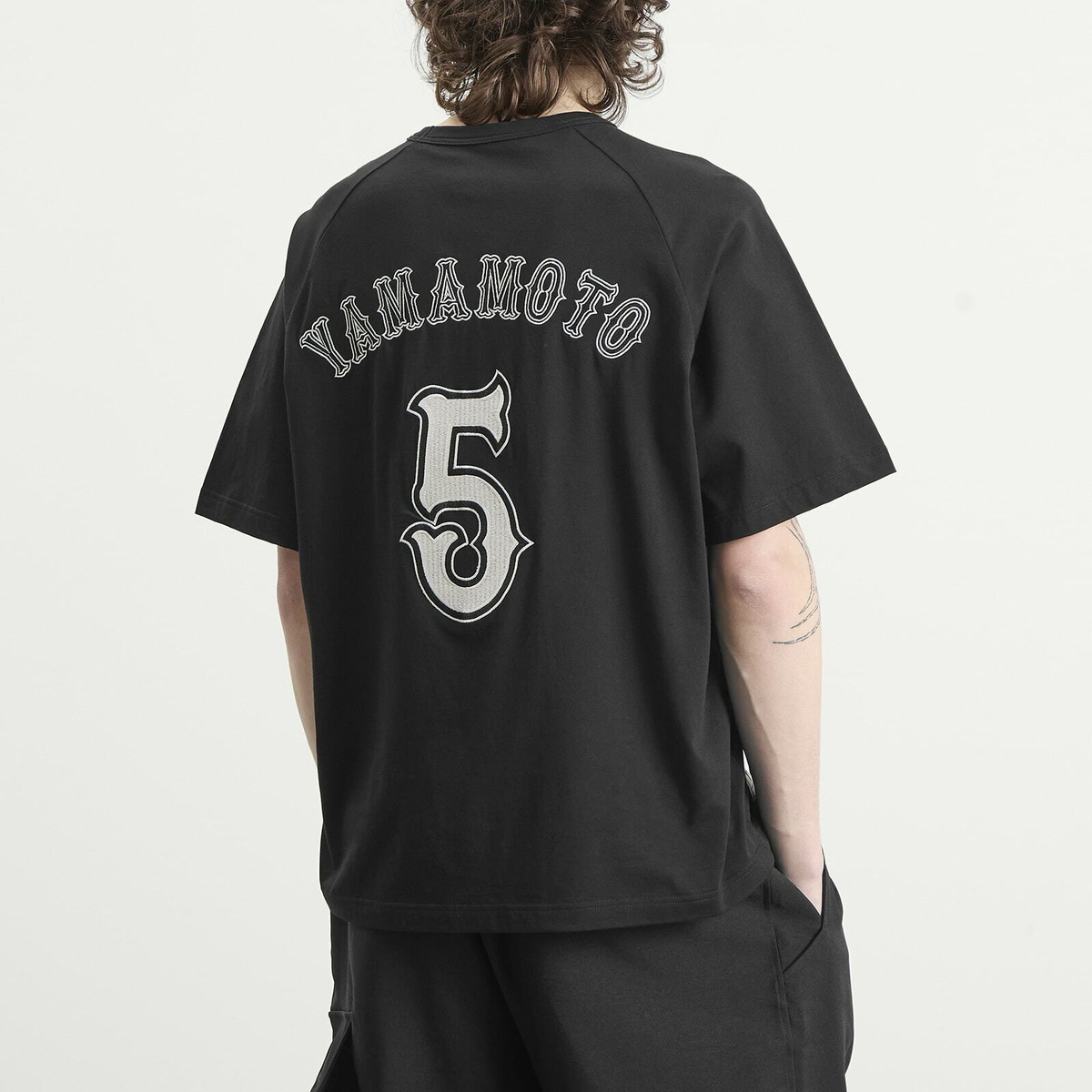 Y-3 Men's Elite 5 Short Sleeve T-Shirt in Black Y-3
