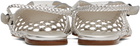 HEREU Silver Reixa Metallic Sandals