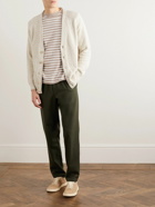 Lardini - Striped Cotton-Jersey T-Shirt - Neutrals