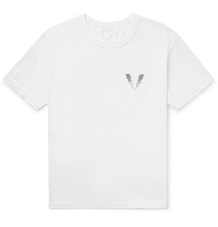 Photo: visvim - Logo-Print Cotton-Jersey T-Shirt - Men - White
