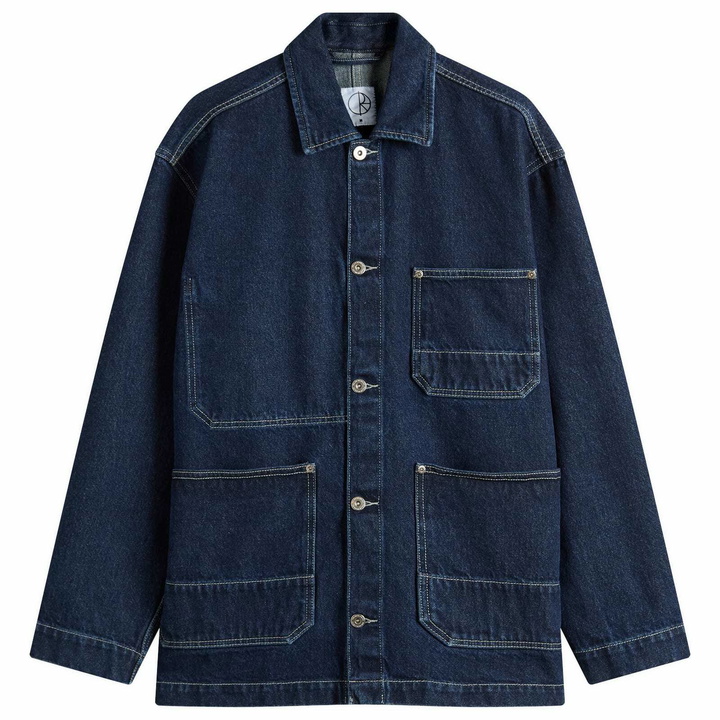 Photo: Polar Skate Co. Men's Ezra Denim Jacket in Indigo