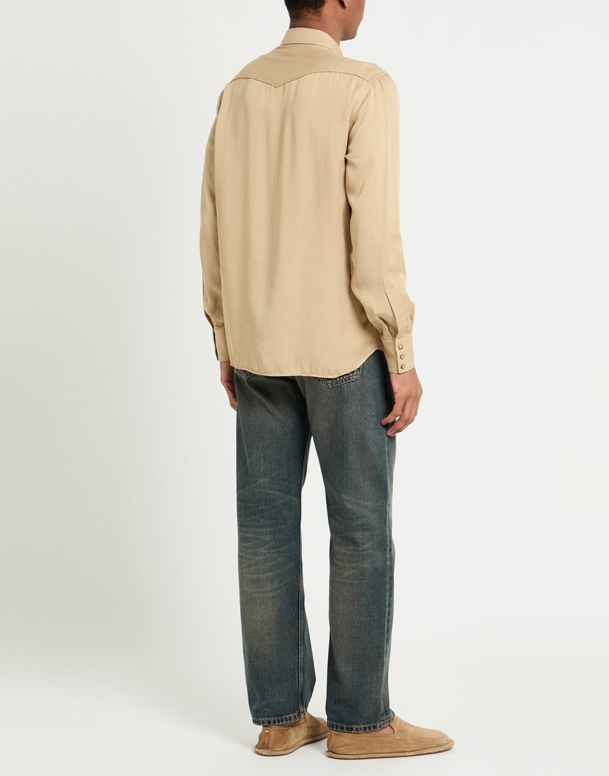 Lardini Mens Shirt Camel