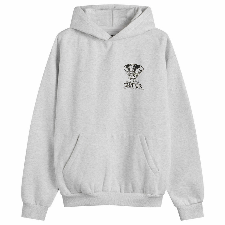 Photo: Butter Goods Men's Terrain Hoodie in Ash