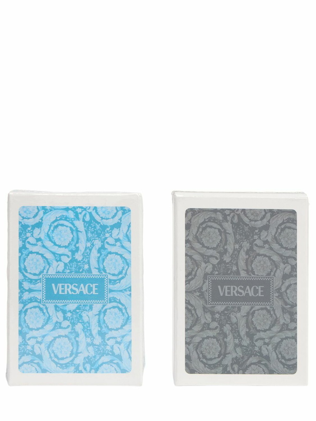 Photo: VERSACE 2 Decks Of Barocco Playing Cards